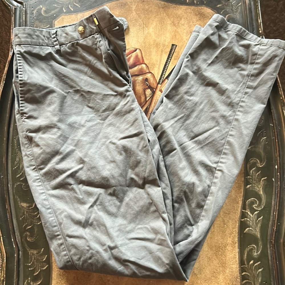 Peter Millar size 34 Gray Khakis